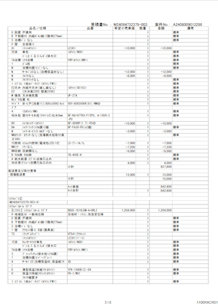定価見積り
