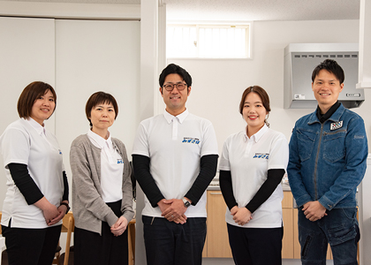一貫性のある施工体制だからノンストレス！