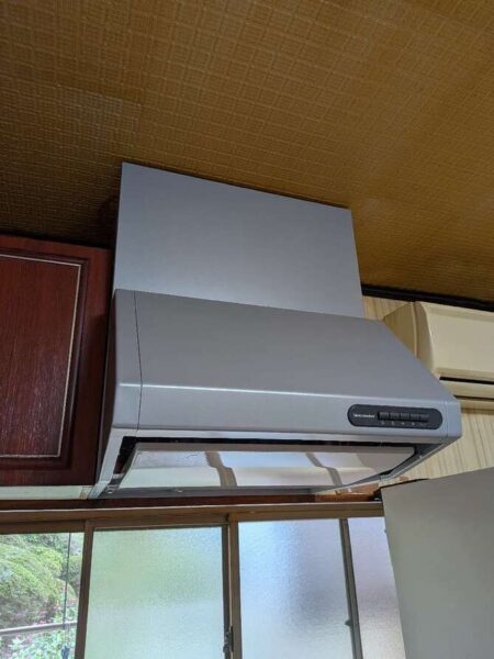 【倉敷市】レンジフードだけの交換も可能です。